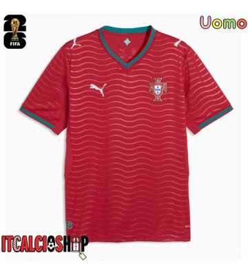 Portogallo Prima Maglia Mondiali 2026 Manica Corta